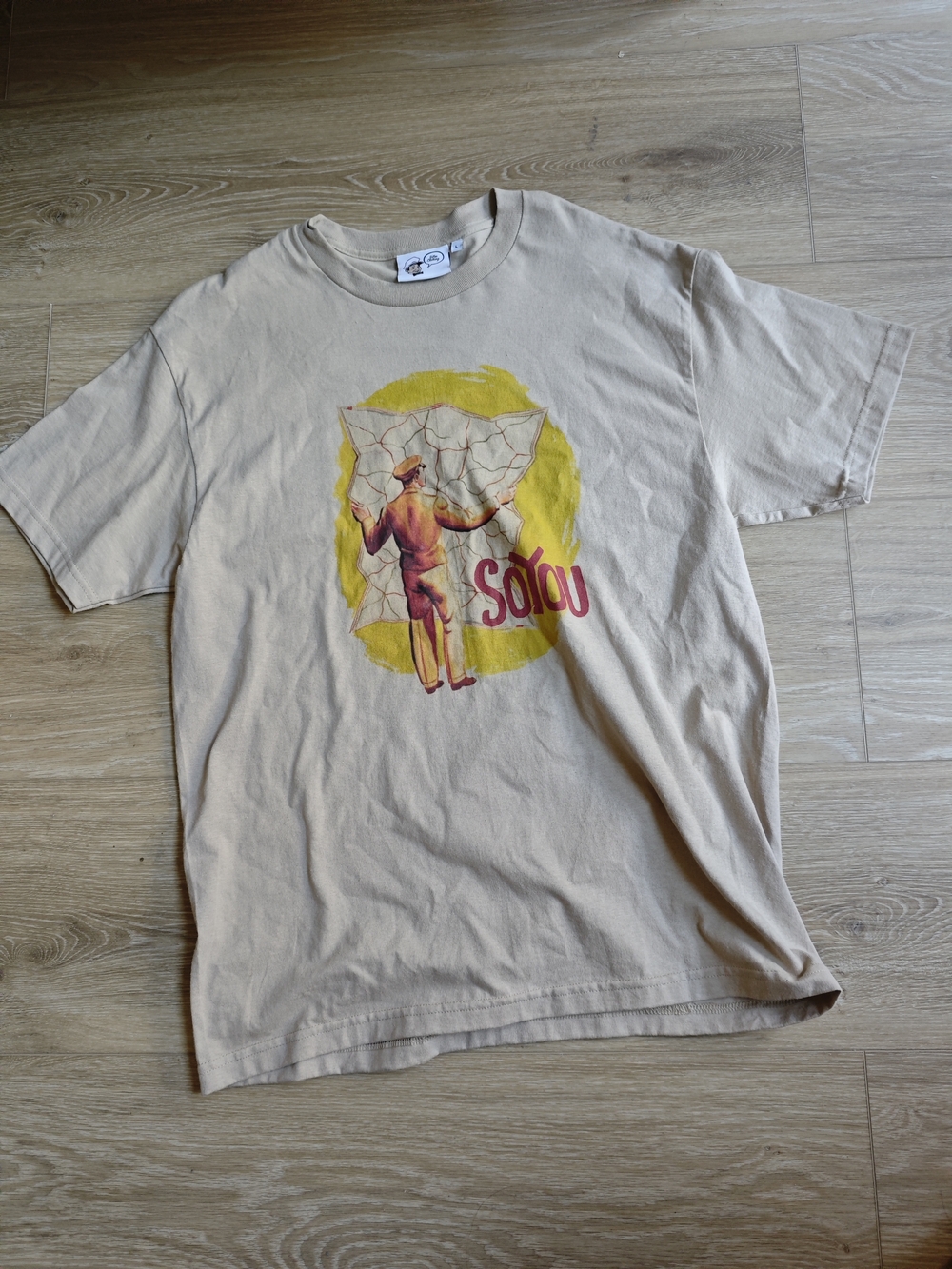 SoYou Retro Beige Graphic Tee